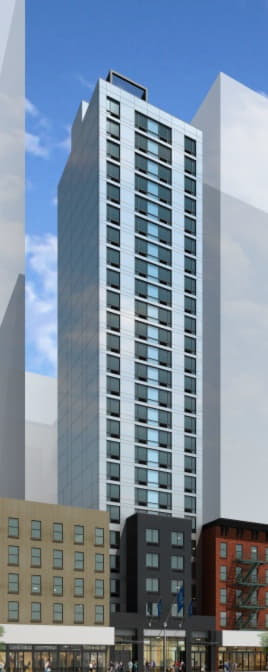 Αποτέλεσμα εικόνας για Marriott Fairfield designed by Gene Kaufman Architect opens this summer in Lower Manhattan
